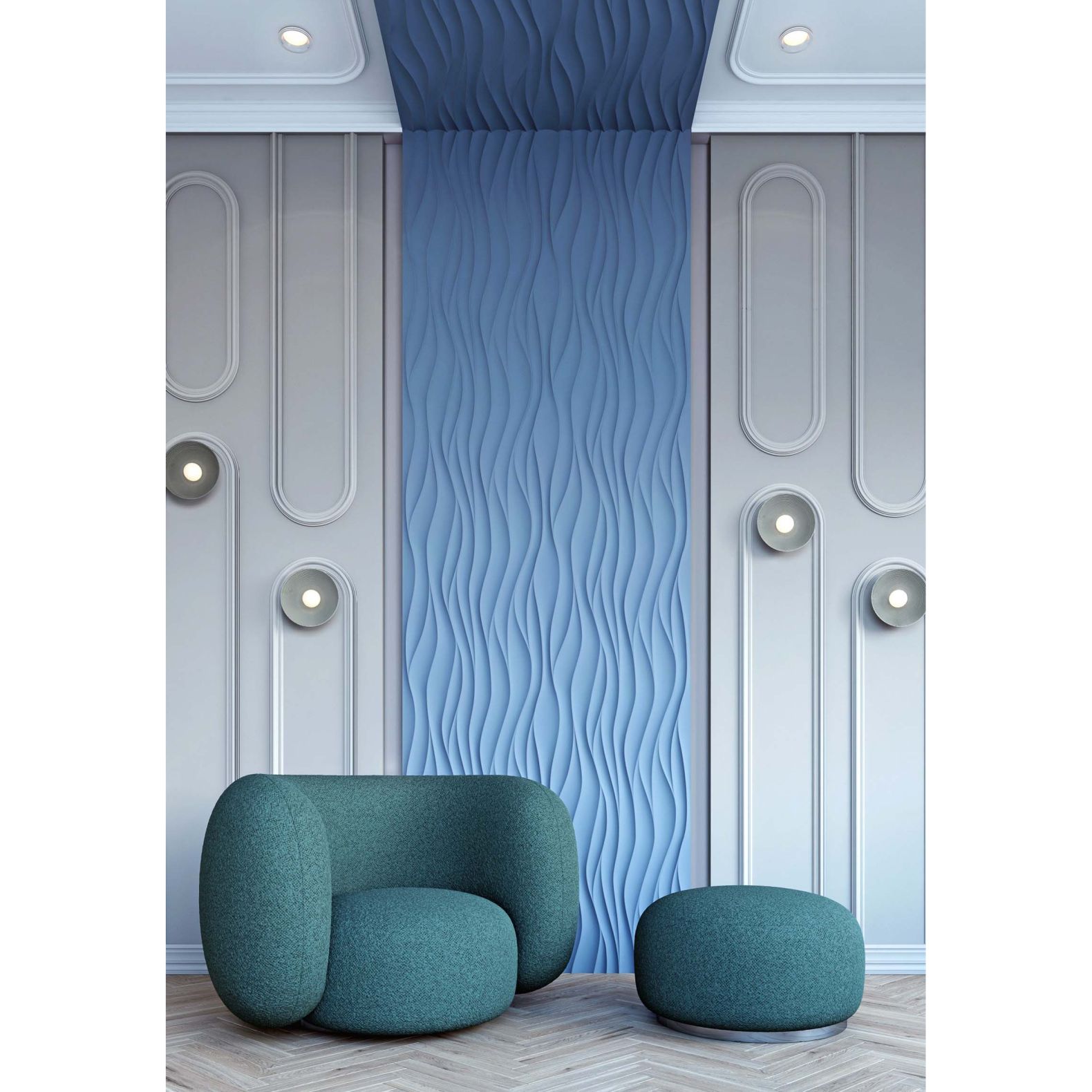 Декоративная стеновая панель Bello Deco (Белло Деко) XPS BD СП 13 500х500х15 мм, 00-00106706