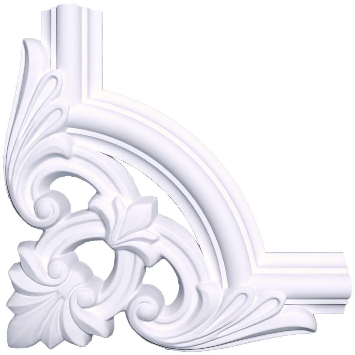 Декоративный угол к молдингу Bello Deco (Белло Деко) PS М12У2 225х225 мм, 00-00104777