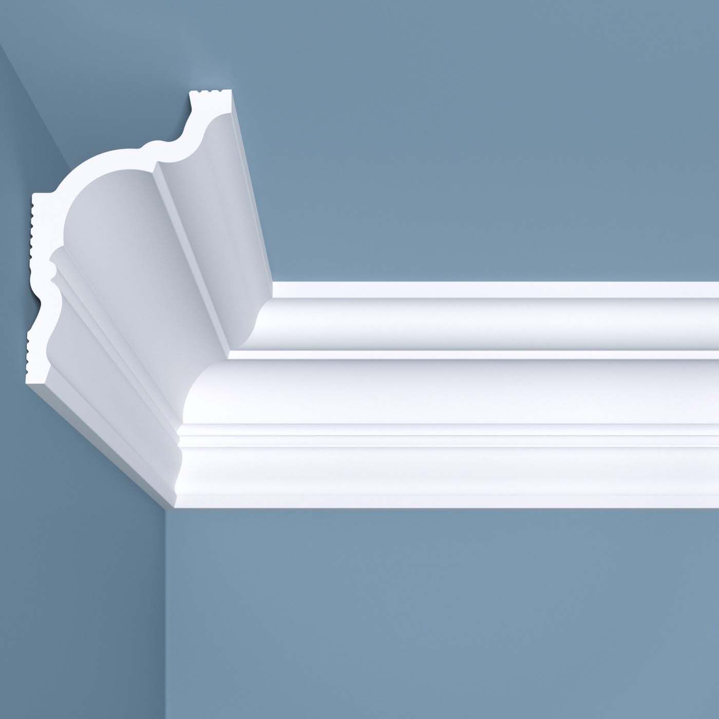 Карниз потолочный Bello Deco (Белло Деко) XPS BD К10 2000х70х100 мм, 00-00004642