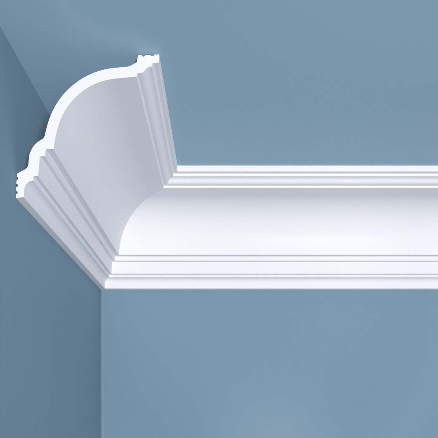 Карниз потолочный Bello Deco (Белло Деко) XPS BD К16 2000х80х80 мм, КА-00000474