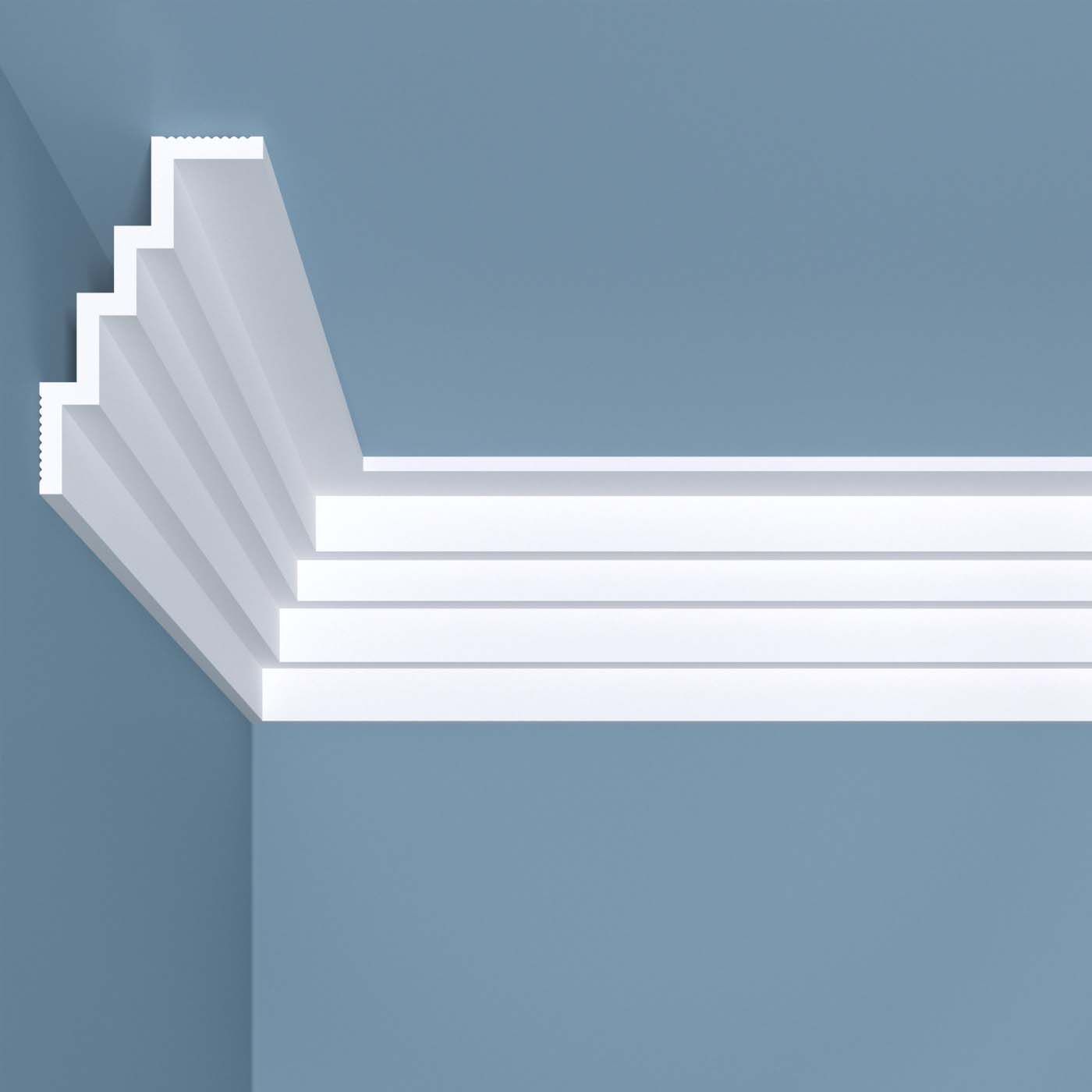 Карниз потолочный Bello Deco (Белло Деко) XPS BD К17 2000х50х80 мм, 00-00106135