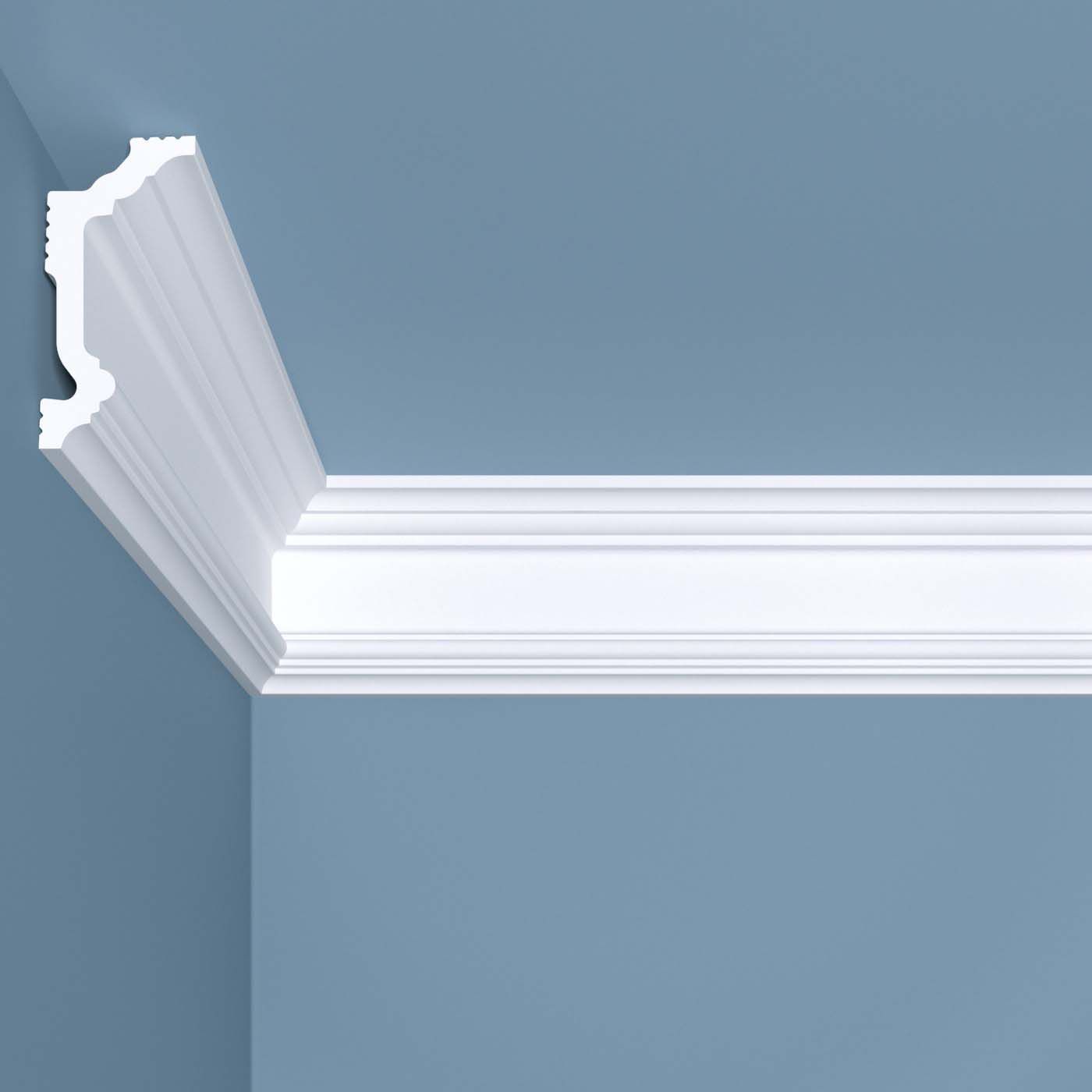 Карниз потолочный Bello Deco (Белло Деко) XPS BD К5 2000х35х70 мм, 00-00004637