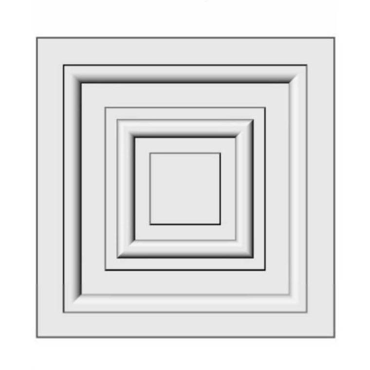 Вставка декоративная Bello Deco (Белло Деко) В2 82х82х21 мм, 00-00106514