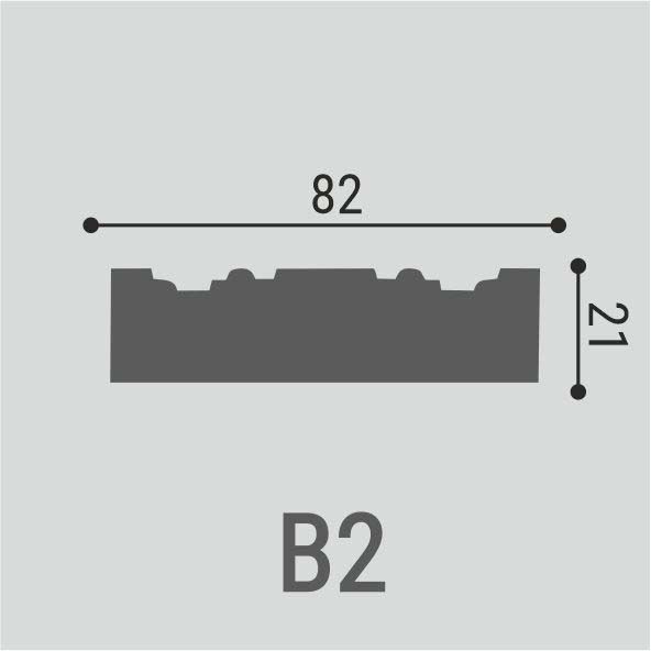 Вставка декоративная Bello Deco (Белло Деко) В2 82х82х21 мм, 00-00106514