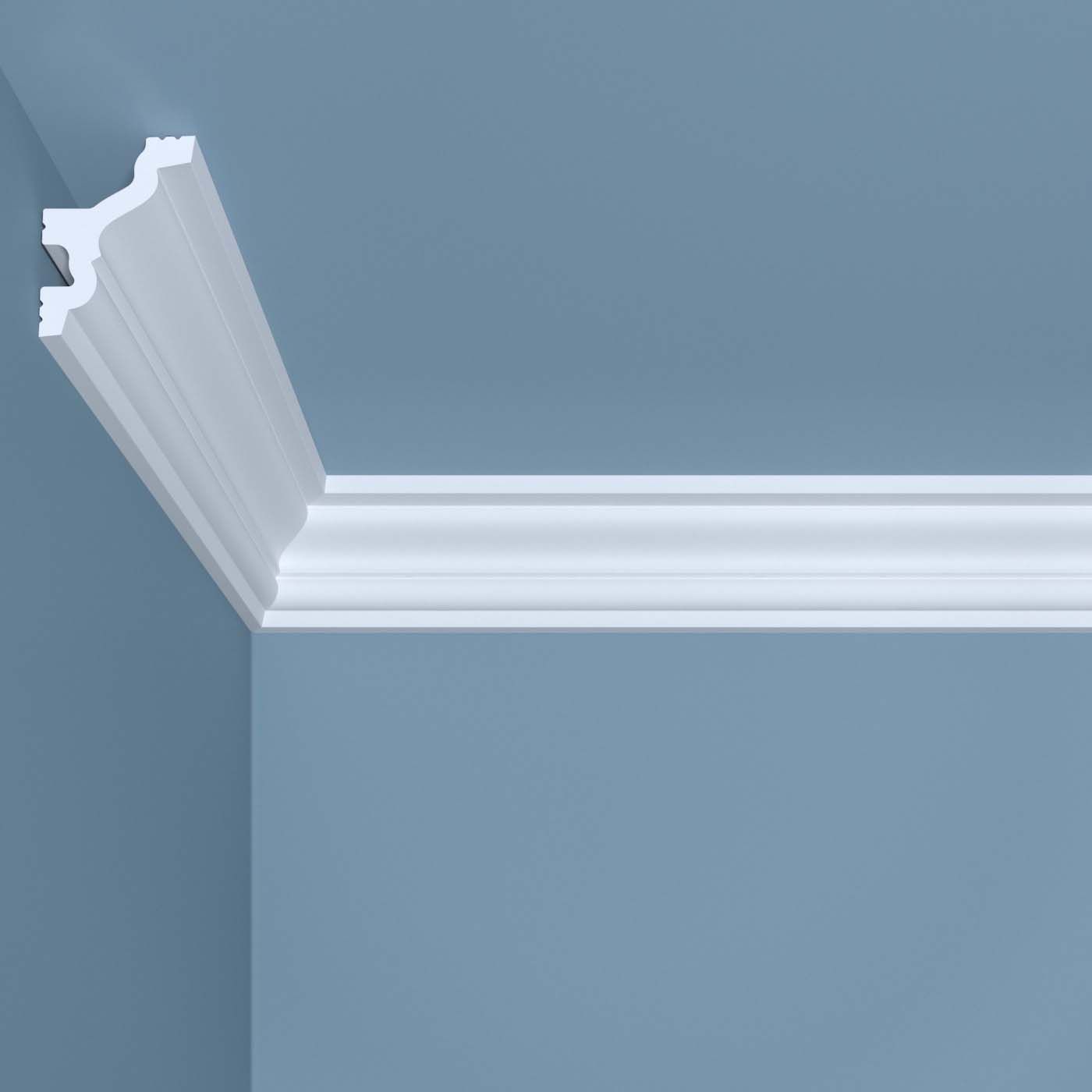 Карниз потолочный Bello Deco (Белло Деко) XPS BD К7 2000х35х45 мм, 00-00004639