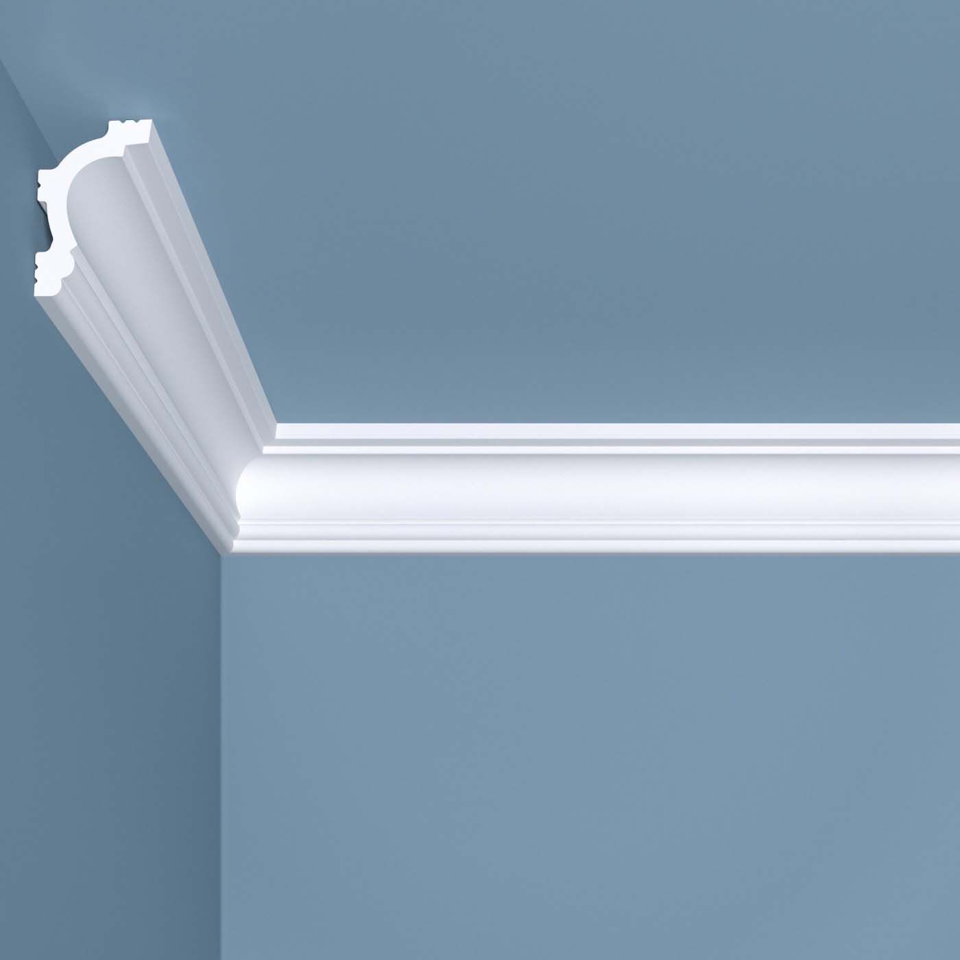 Карниз потолочный Bello Deco (Белло Деко) XPS BD К8 2000х30х45 мм, 00-00004640