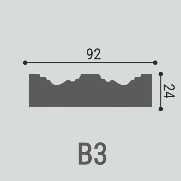Вставка декоративная Bello Deco (Белло Деко) В3 92х92х24 мм, 00-00106515