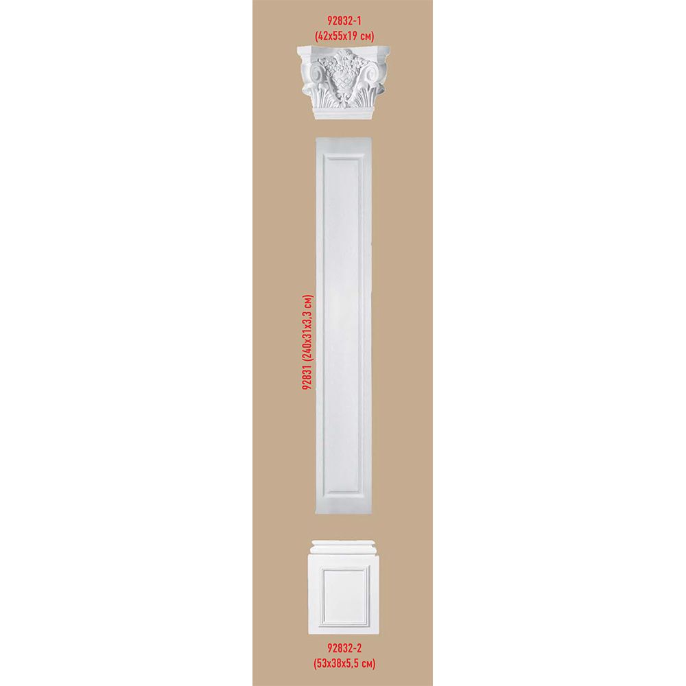 Пилястра Decomaster (Декомастер) 310х2400х33 мм 92831