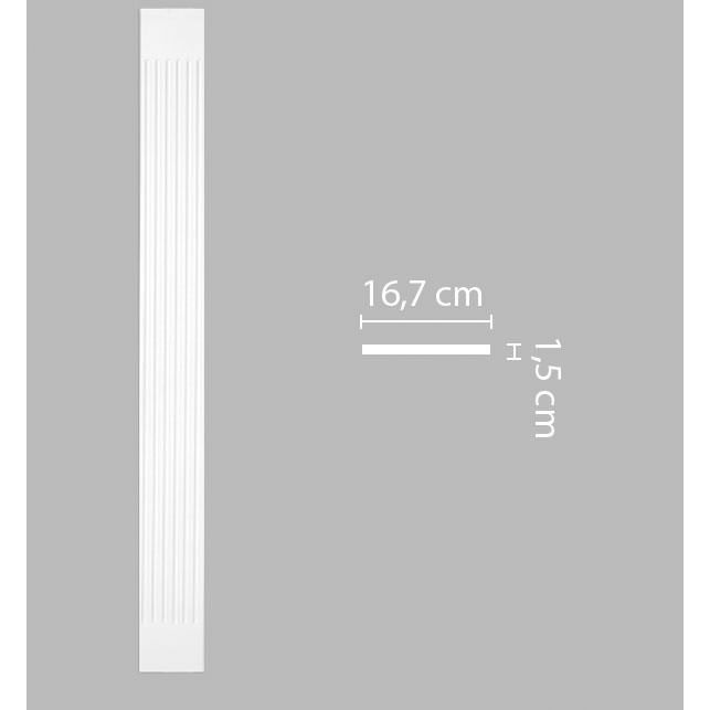 Пилястра Decomaster (Декомастер) 167х2000х15 мм DK-82220
