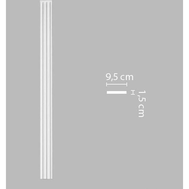 Пилястра Decomaster (Декомастер) 95х2000х18 мм DK-199