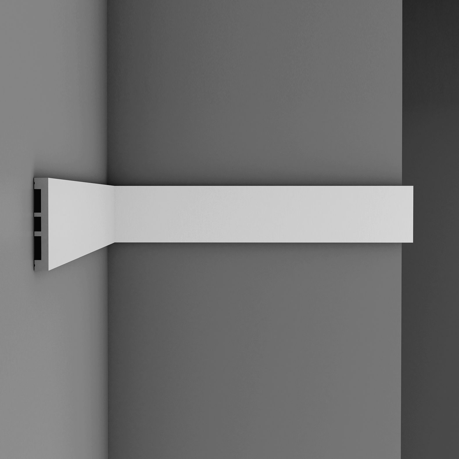 Молдинг гладкий Decomaster (Декомастер) 100х15х2000 мм D163 ДМ