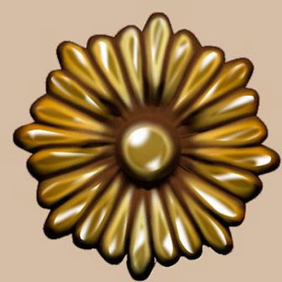 Орнамент крашенный Decomaster (Декомастер) 35х35х17 мм 80001-57