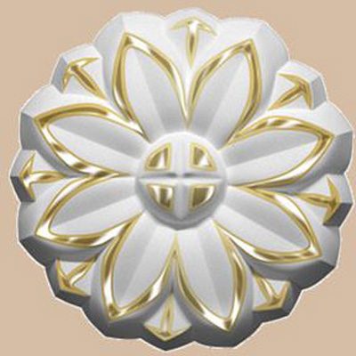 Орнамент крашенный Decomaster (Декомастер) 38х38х6 мм 80002-54