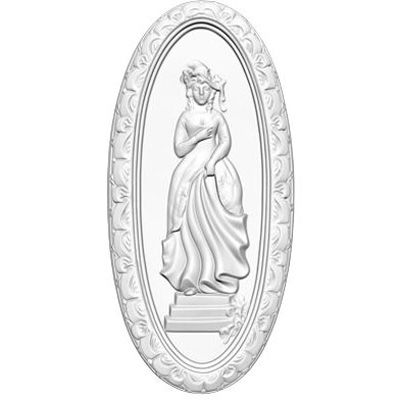 Декоративное панно Decomaster (Декомастер) 390х190х20 мм DT-3837