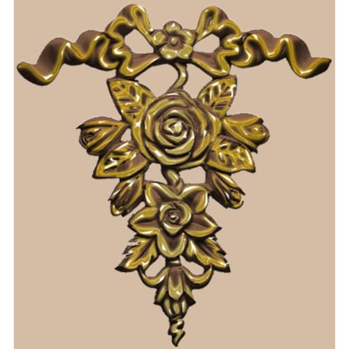 Орнамент крашенный Decomaster (Декомастер) 215х230х20 мм DA-779-57