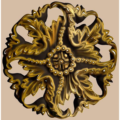 Розетка потолочная Decomaster (Декомастер) d наружный 125 мм 88125-57