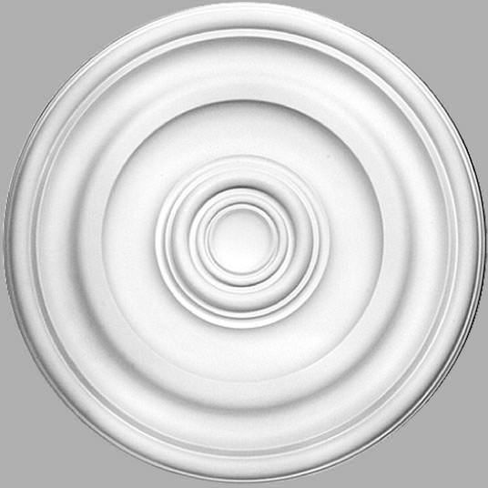 Розетка потолочная Decomaster (Декомастер) d наружный 300 мм, d внутренний 40 мм, высота 28 мм DM-0400