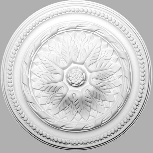 Розетка потолочная Decomaster (Декомастер) d наружный 408 мм, высота 64 мм DM-0401