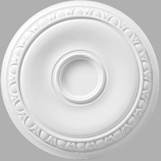 Розетка потолочная Decomaster (Декомастер) d наружный 605 мм, d внутренний 160 мм, высота 31 мм DM-0623