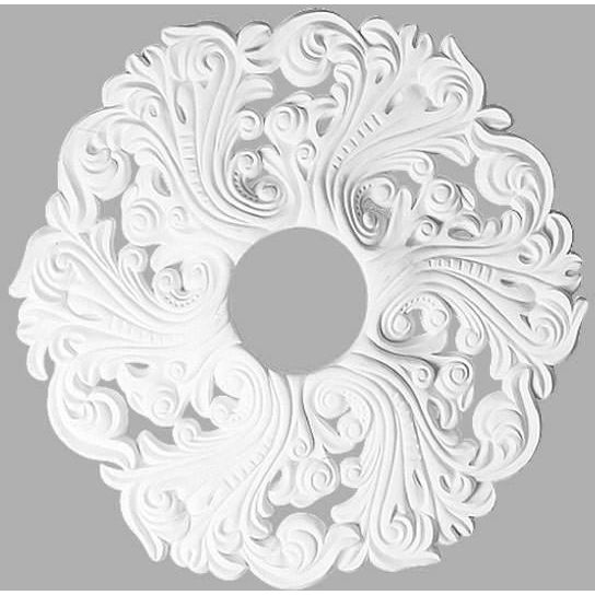 Розетка потолочная Decomaster (Декомастер) d наружный 520 мм, d внутренний 124 мм, высота 35 мм DR-10