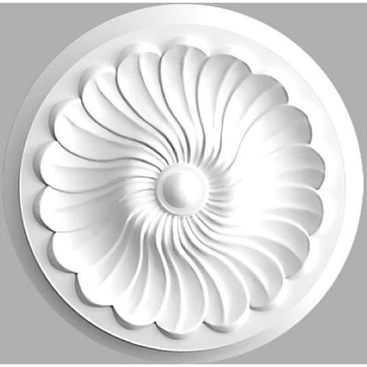 Розетка потолочная Decomaster (Декомастер) d наружный 310 мм, d внутренний 30 мм, высота 58 мм DR-12