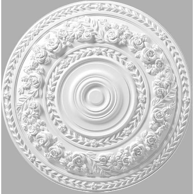 Розетка потолочная Decomaster (Декомастер) d наружный 860 мм, d внутренний 100 мм, высота 65 мм DR-17