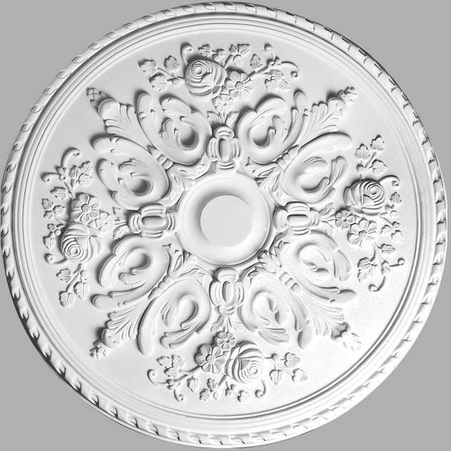 Розетка потолочная Decomaster (Декомастер) d наружный 820 мм, d внутренний 150 мм, высота 53 мм DR-307