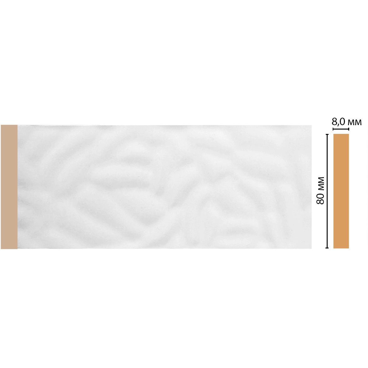 Молдинг Decomaster (Декомастер) ШК/32 80х8х2400 мм D039-114