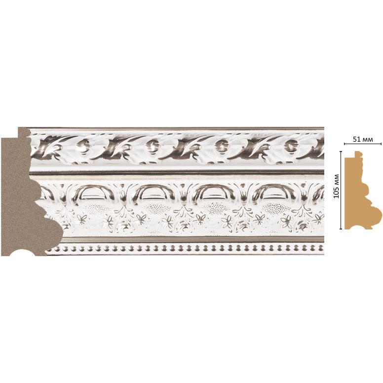 Багет Decomaster (Декомастер) 105х51х2900 мм 229-182