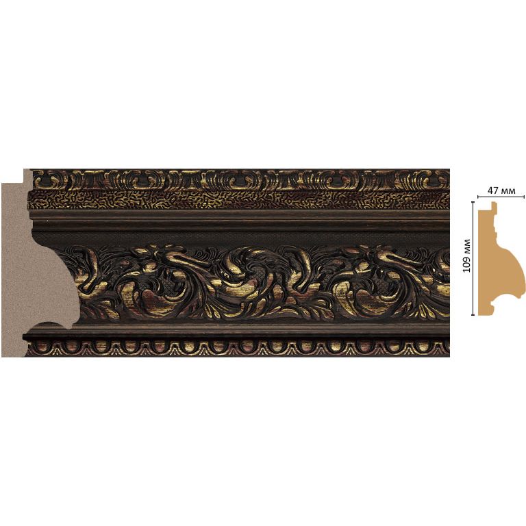 Багет Decomaster (Декомастер) 109х47х2900 мм 230-966