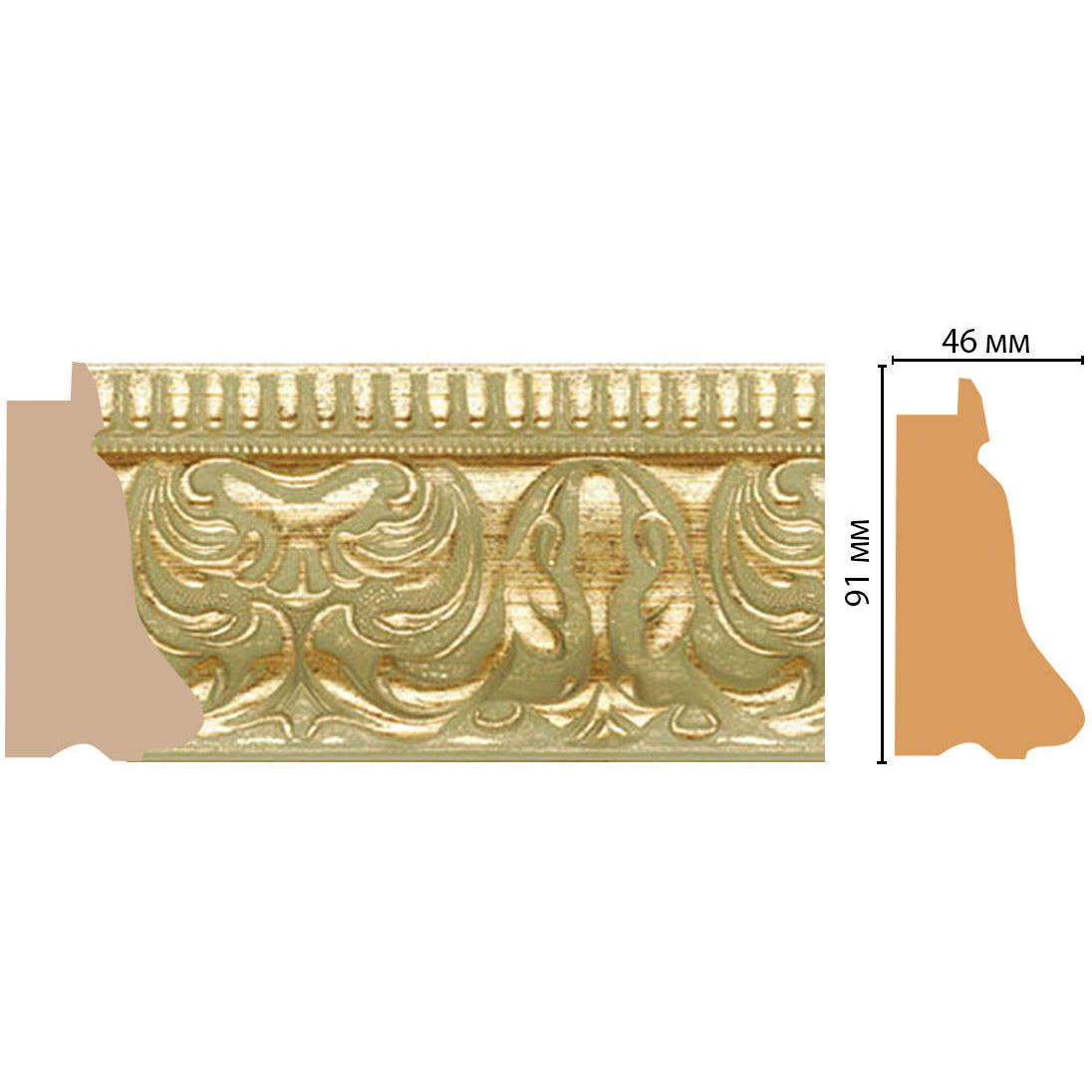 Багет Decomaster (Декомастер) 91х46х2900 мм 413-494
