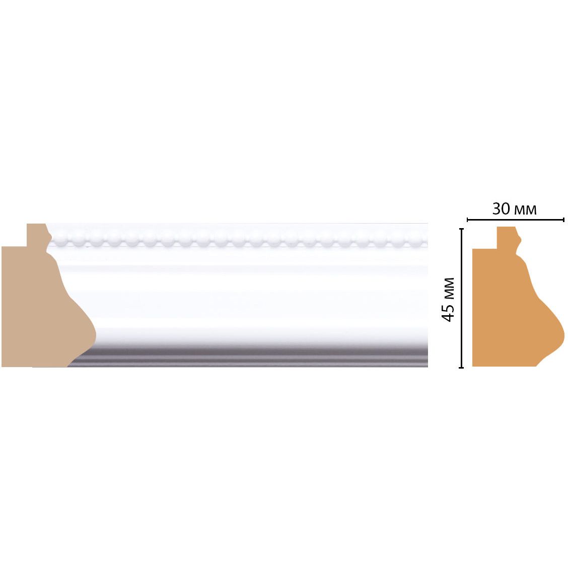Багет Decomaster (Декомастер) 45х30х2900 мм 528-114