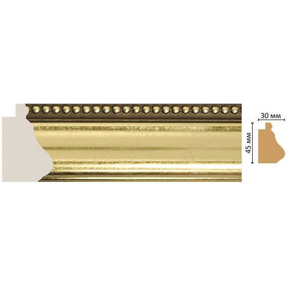 Багет Decomaster (Декомастер) 45х30х2900 мм 528-1243