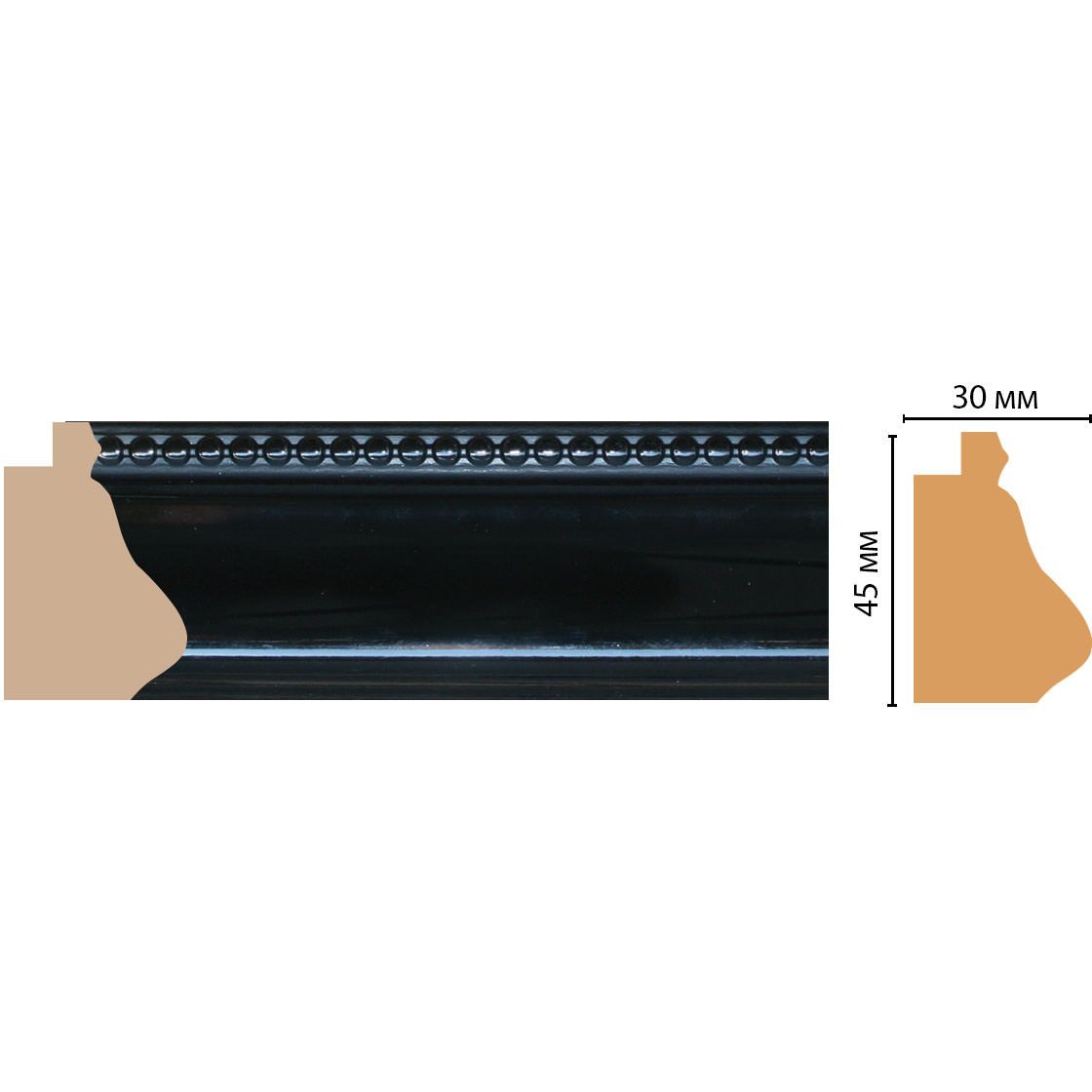 Багет Decomaster (Декомастер) 45х30х2900 мм 528-195