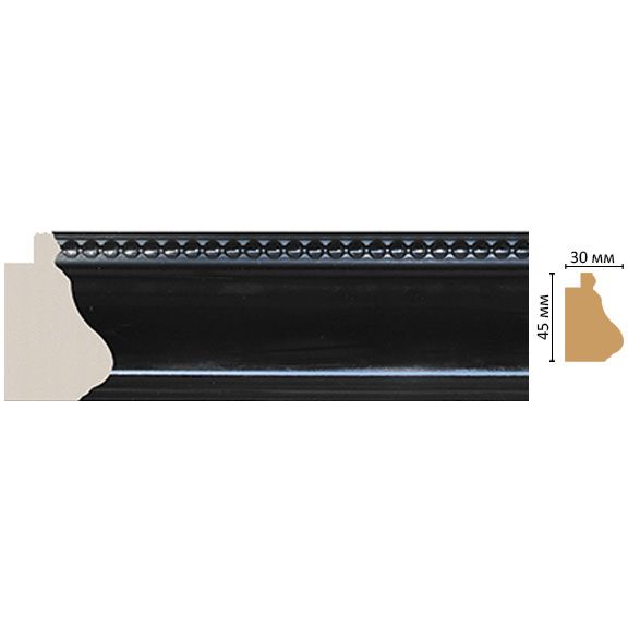 Багет Decomaster (Декомастер) 45х30х2900 мм 528-195