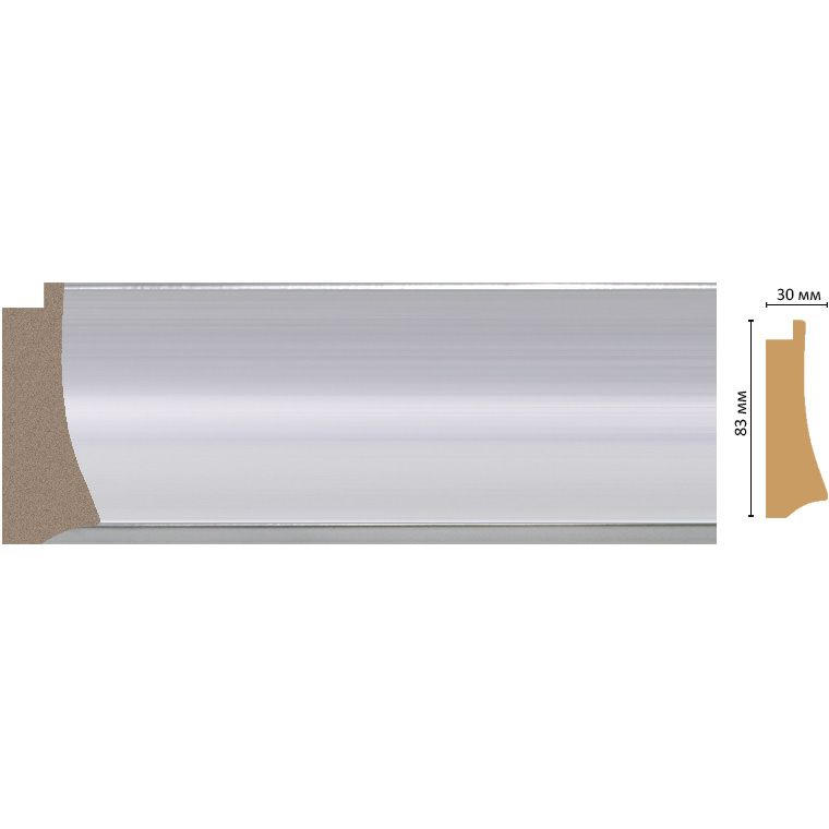 Багет Decomaster (Декомастер) 83х30х2900 мм 552-1153