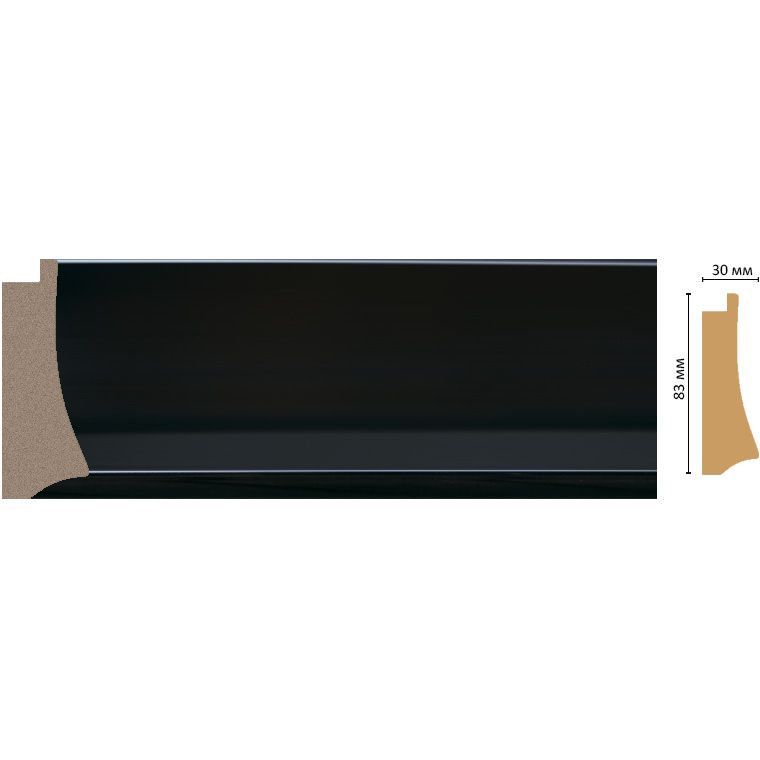 Багет Decomaster (Декомастер) 83х30х2900 мм 552-195