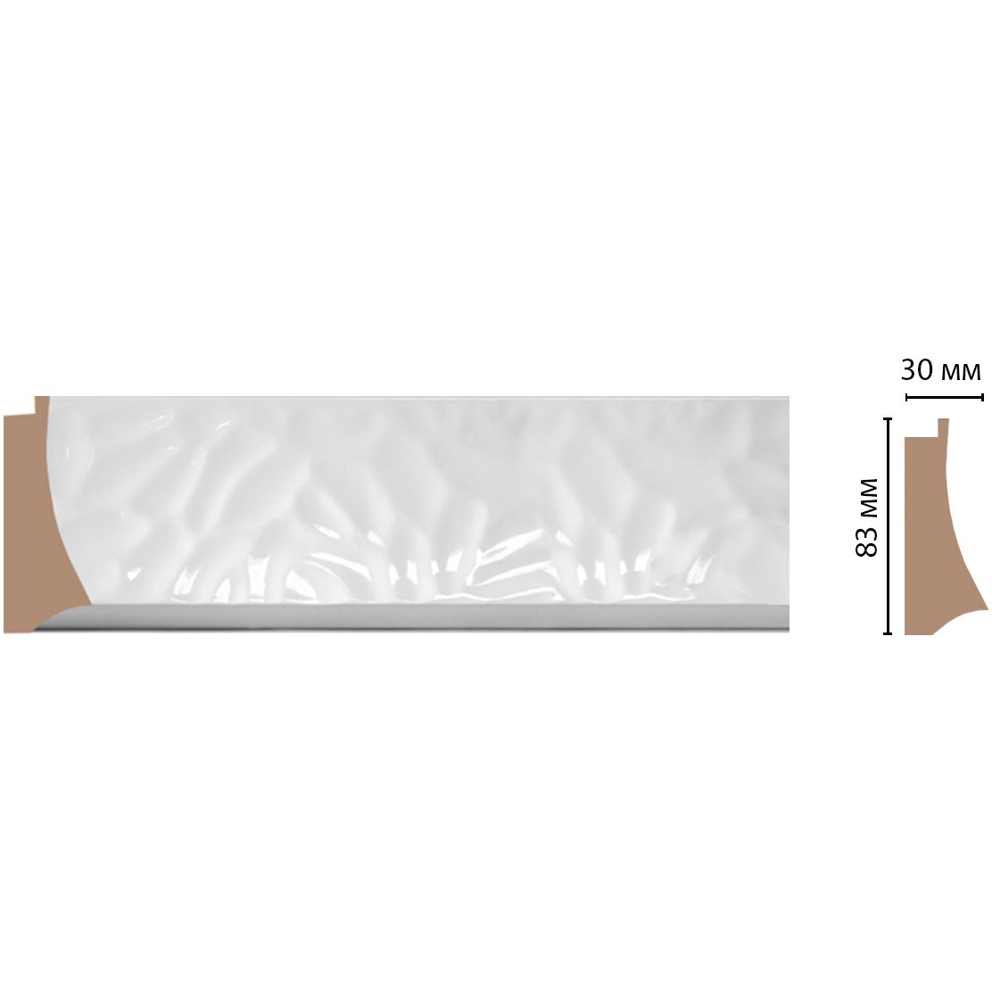 Багет Decomaster (Декомастер) 83х30х2900 мм 552D-114