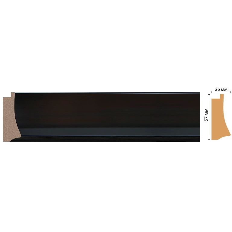 Багет Decomaster (Декомастер) 57х26х2900 мм 553-195
