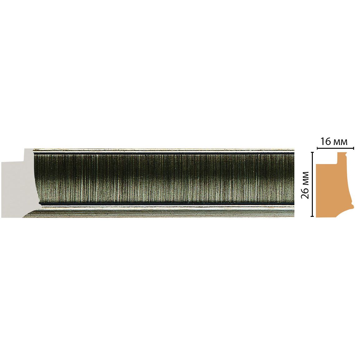 Багет Decomaster (Декомастер) 26х16х2900 мм 564-280