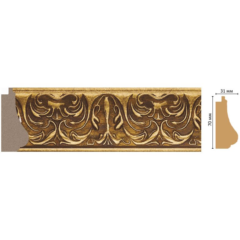 Багет Decomaster (Декомастер) 70х31х2900 мм 566-1223