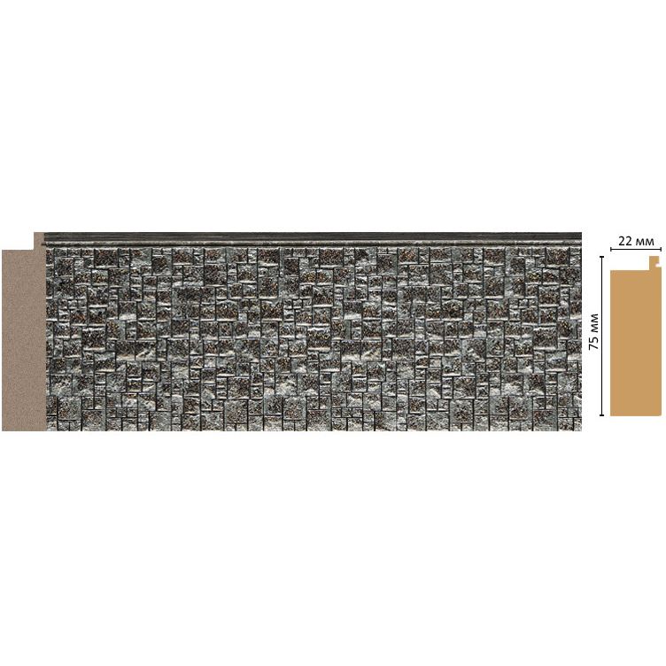 Багет Decomaster (Декомастер) 75х18х2900 мм 582-27