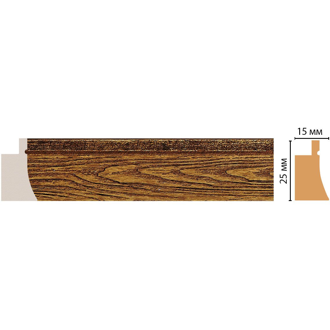Багет Decomaster (Декомастер) 25х15х2900 мм 584-1069
