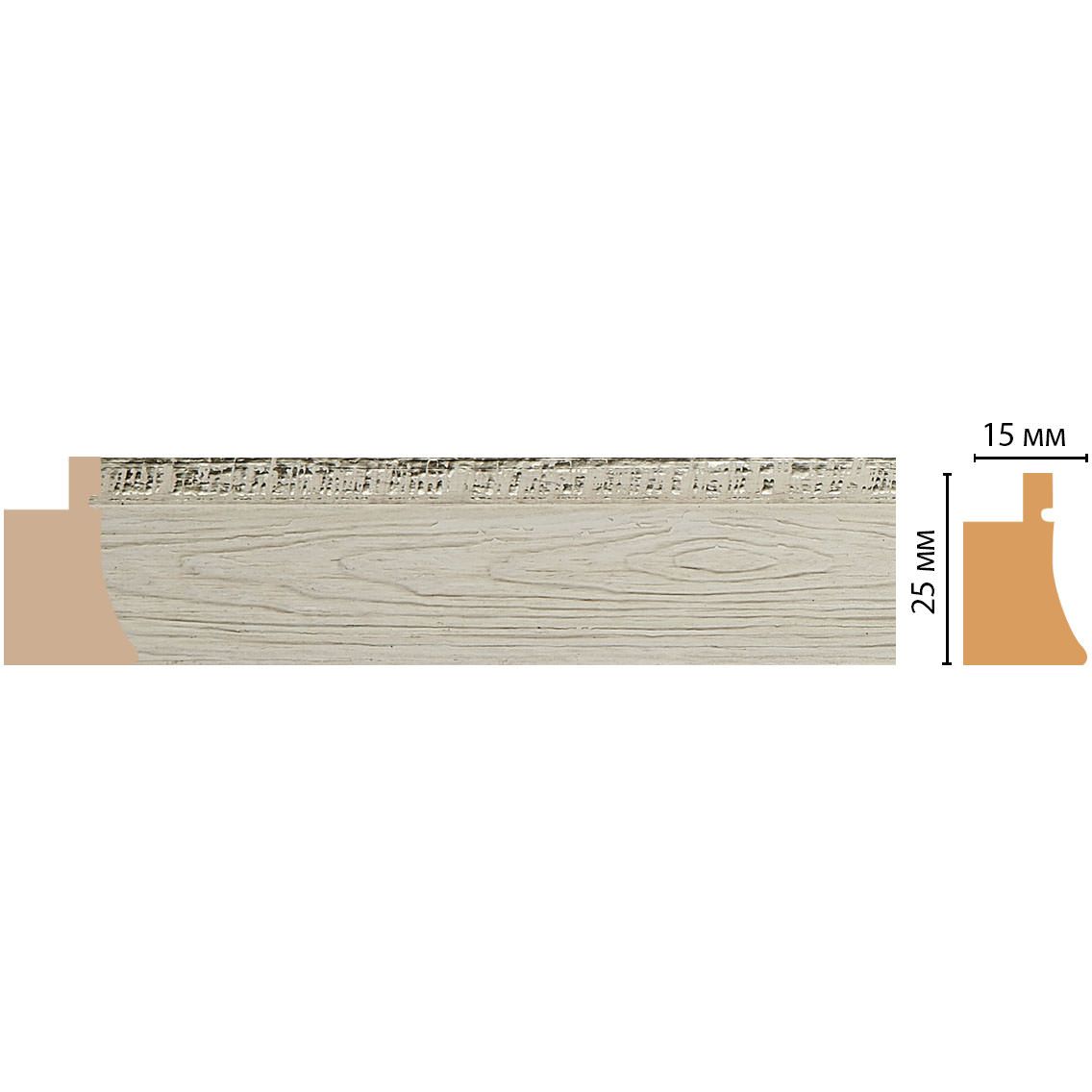 Багет Decomaster (Декомастер) 25х15х2900 мм 584-1070