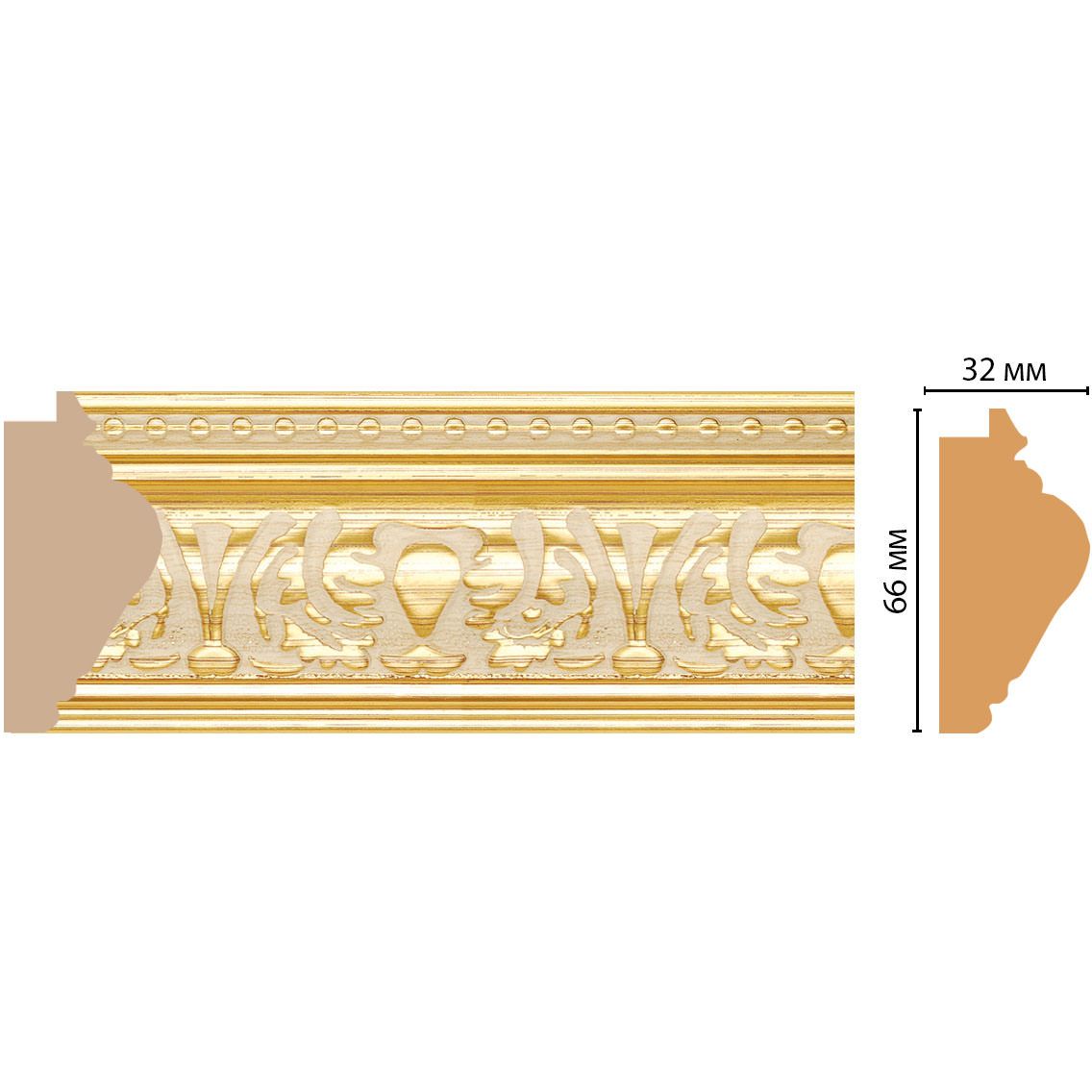 Багет Decomaster (Декомастер) 66х32х2900 мм 690-198