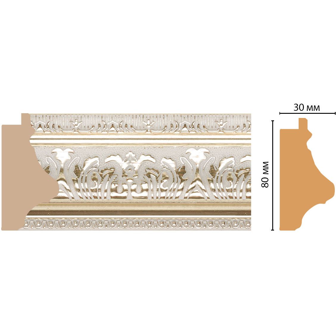 Багет Decomaster (Декомастер) 78х38х2900 мм 696-182