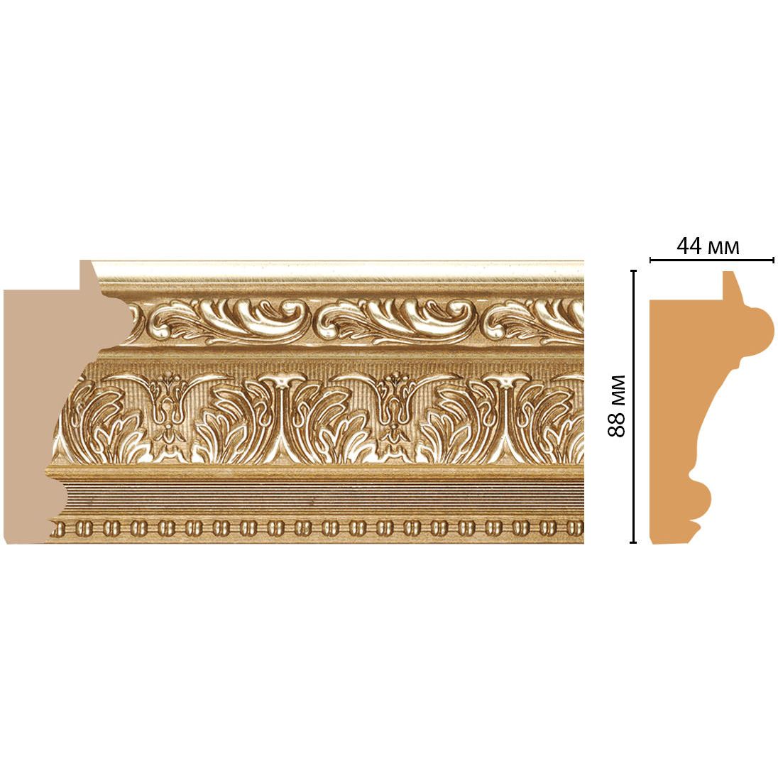 Багет Decomaster (Декомастер) 88х44х2900 мм 849-373