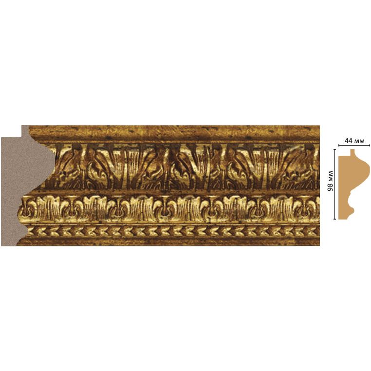 Багет Decomaster (Декомастер) 98х44х2900 мм 916-397