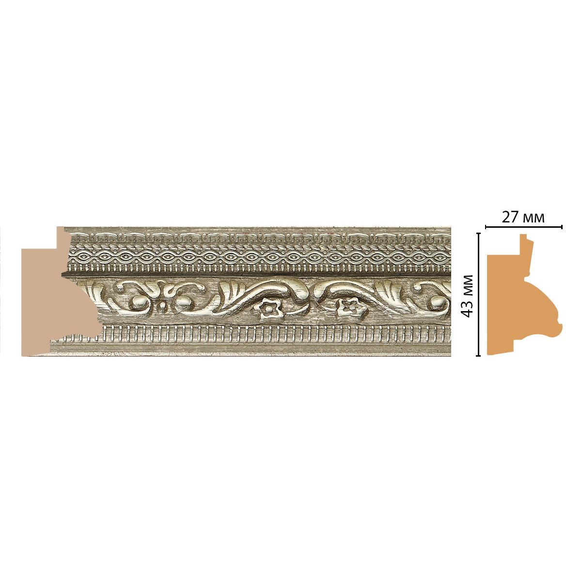 Багет Decomaster (Декомастер) 43х27х2900 мм J13-1224