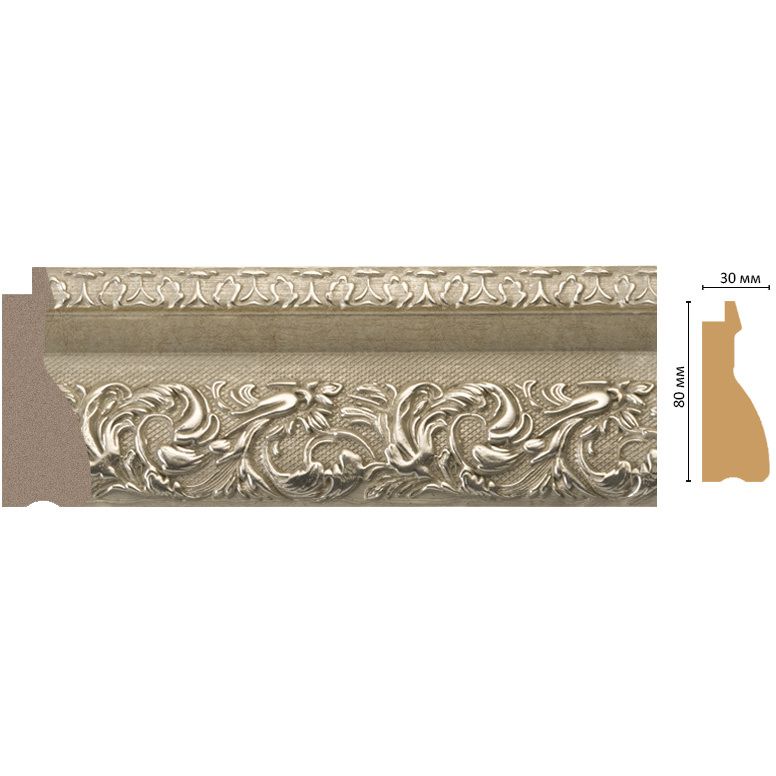 Багет Decomaster (Декомастер) 80х30х2900 мм S18-1224